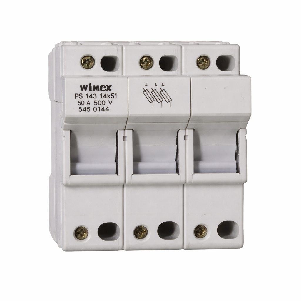 WIMEX 5450144 PORTAFUSIBILI SEZ. 14X51 3 MODULI