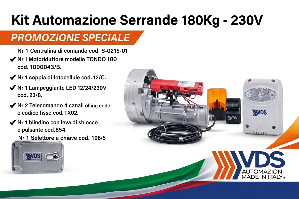 VDS K135 KIT TONDO 180 FULL-PROMO PER SERRANDE