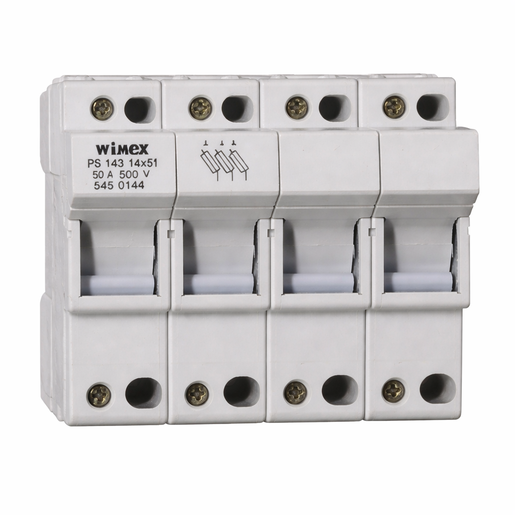 WIMEX 5450165 PORTAFUSIBILI SEZ. 14X51 4 MODULI