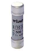 WIMEX 5400120 FUSIBILI 10,3X38 gG 20A RAPIDI CONFEZIONE 10 PZ