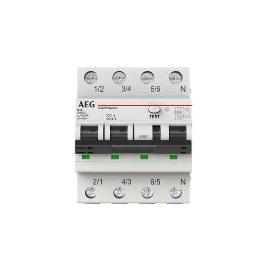 AEG DMA63NPC25/300 MGTD 4X25A 6KA 300MA A